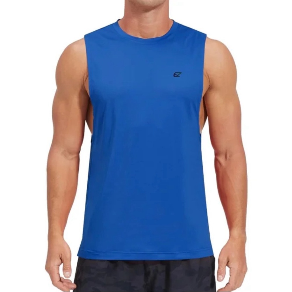 Men's Tank Tops Sleeveless Shirt Quick Dry Gym Workout Stringer